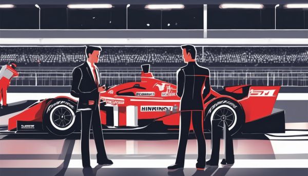 Soutenir boss dans le sponsoring de la course automobile